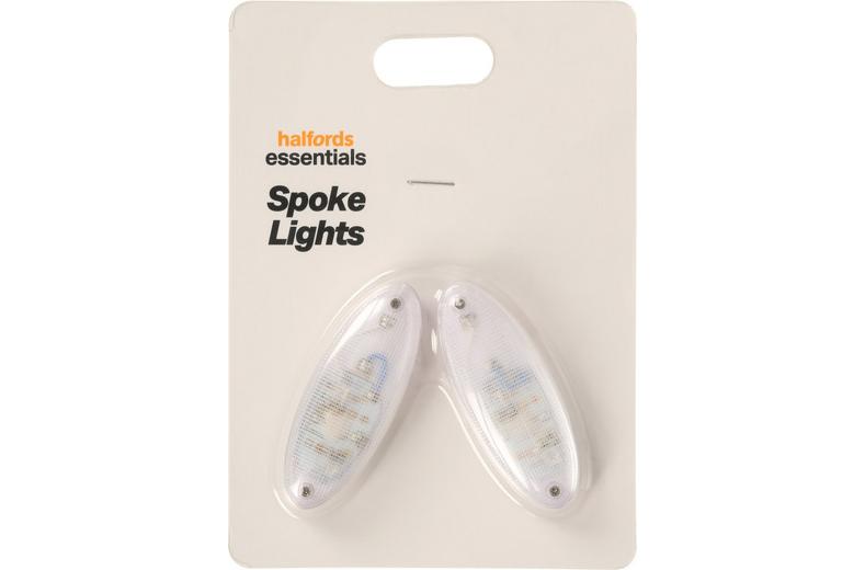 Halfords Essential Kids Bike Spoke Lights - Blue/Red Halfords Essential Kids Bike Spoke Lights - Blue/Red
