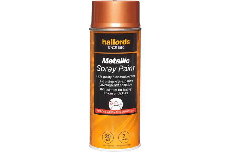 Halfords M5-030 Copper Metallic Car Spray Paint - 400ml Halfords M5-030 Copper Metallic Car Spray Paint - 400ml