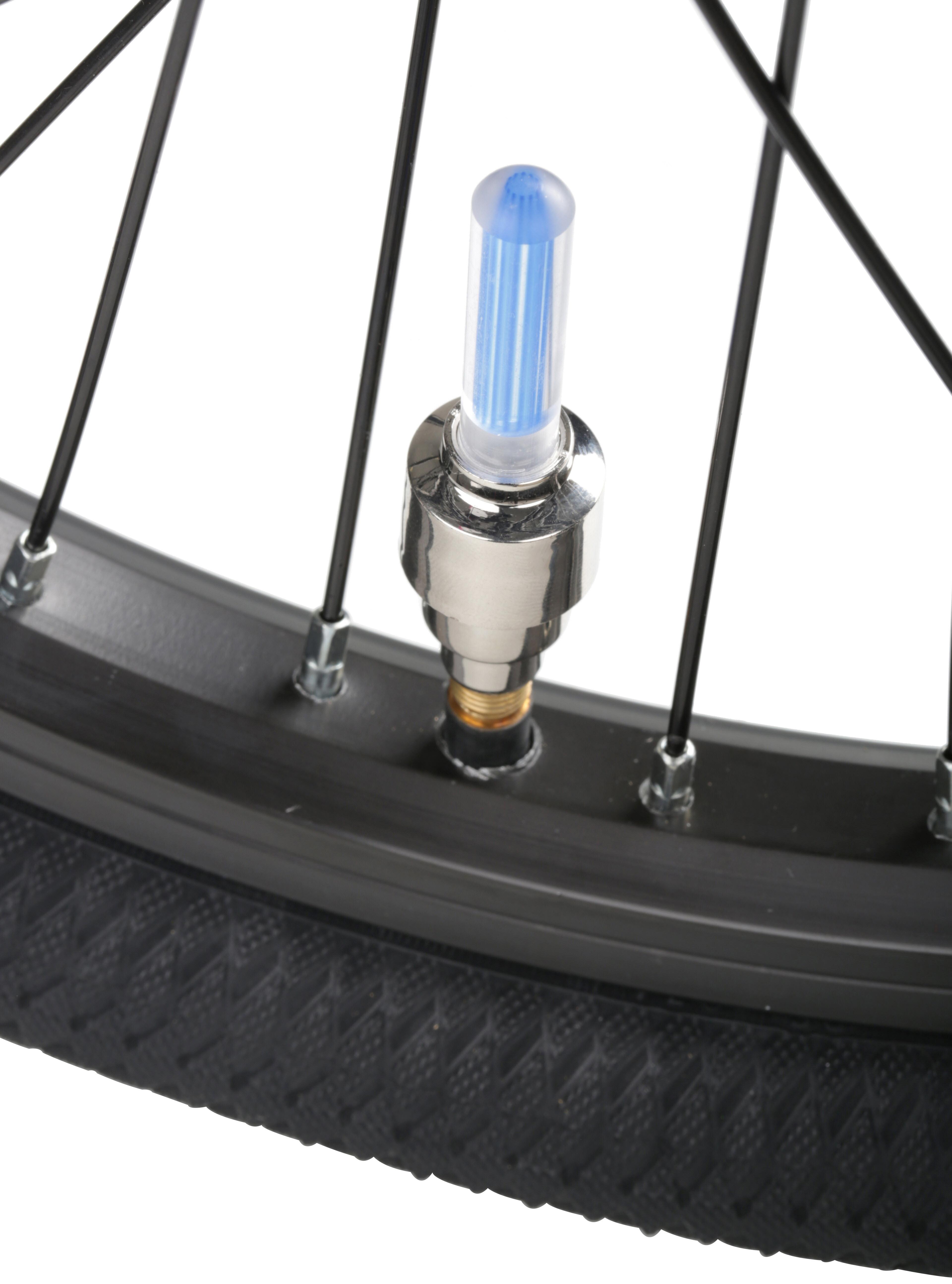 Halfords Essential Kids Bike Valve Cap Lights - Blue