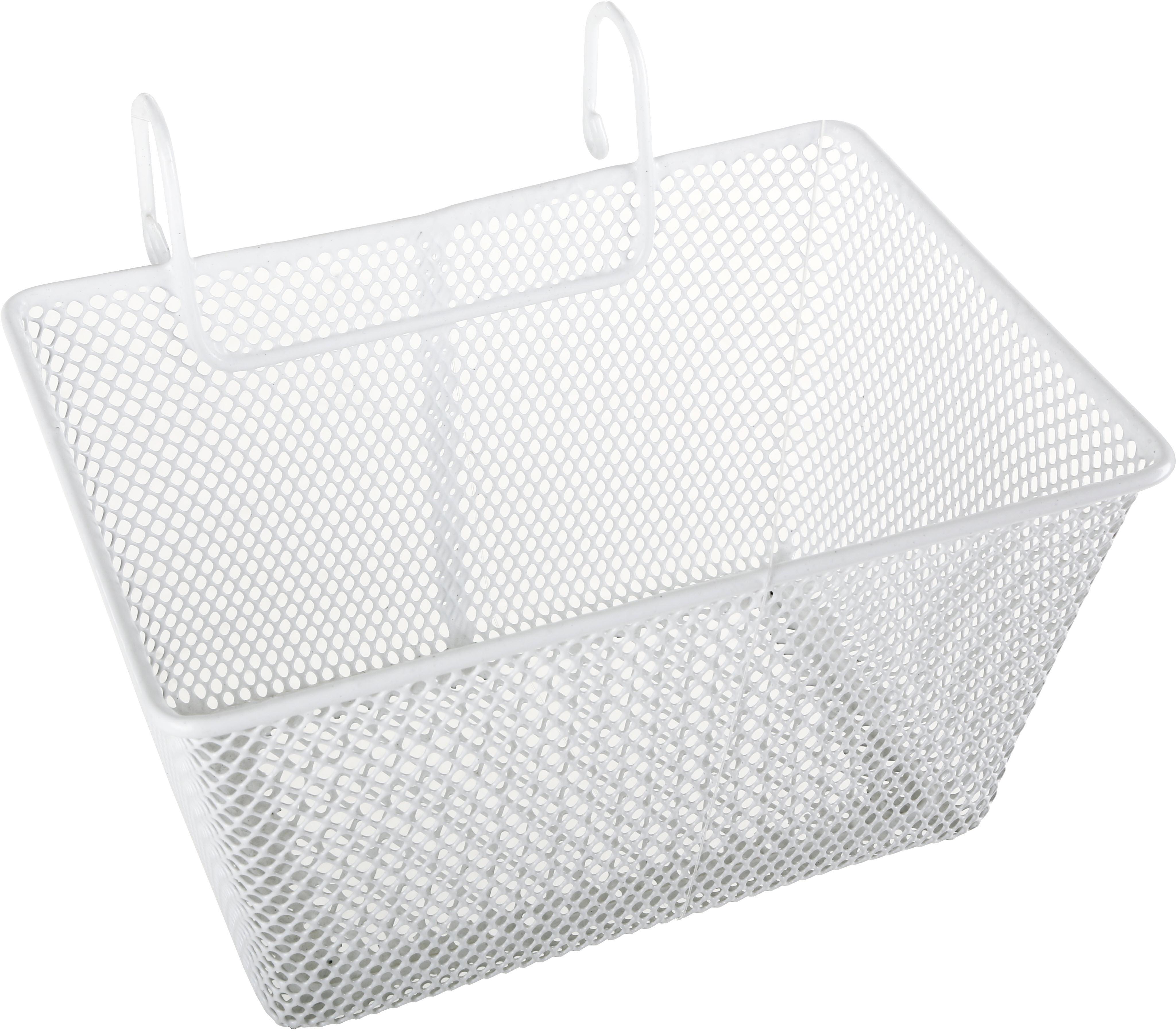 Halfords Kids Metal Bike Basket White for only £10.00