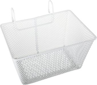 Halfords Kids Metal Bike Basket - White