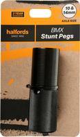 Halfords Bmx Stunt Pegs - Matte Black | Extra 8% off for BC Members