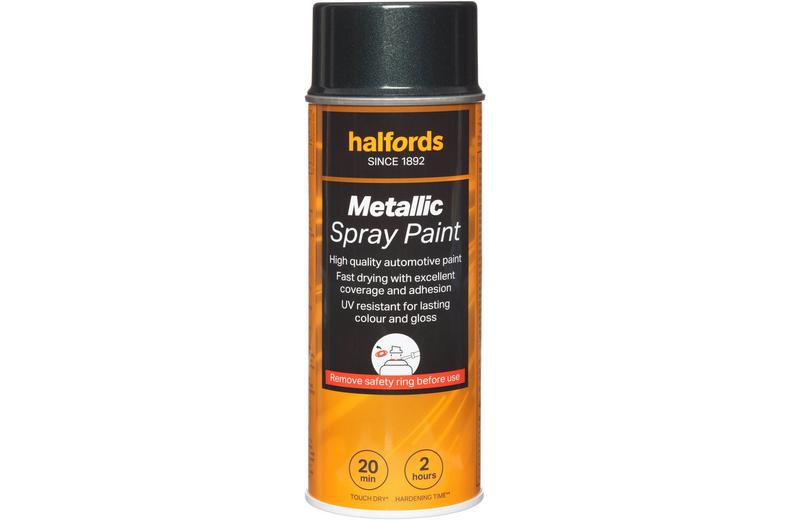 Halfords M7-010 Green Metallic Car Spray Paint - 400ml Halfords M7-010 Green Metallic Car Spray Paint - 400ml