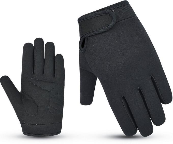 Halfords Essential Full Finger Cycling Gloves Black 3 7 years