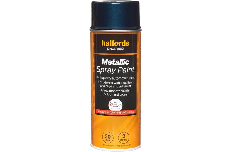 Halfords Blue Metallic Car Spray Paint - 400ml Halfords Blue Metallic Car Spray Paint - 400ml