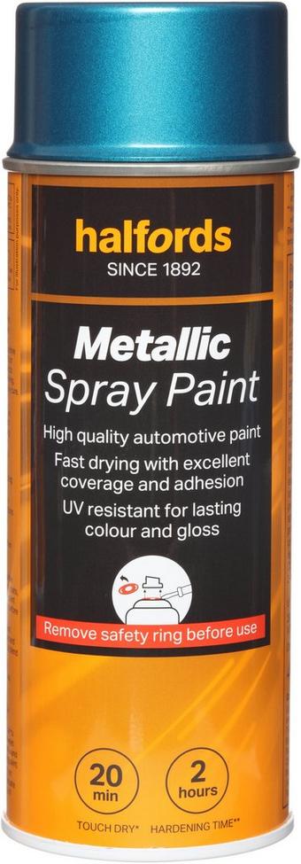 Halfords M3-550 Blue Metallic Car Spray Paint - 400ml