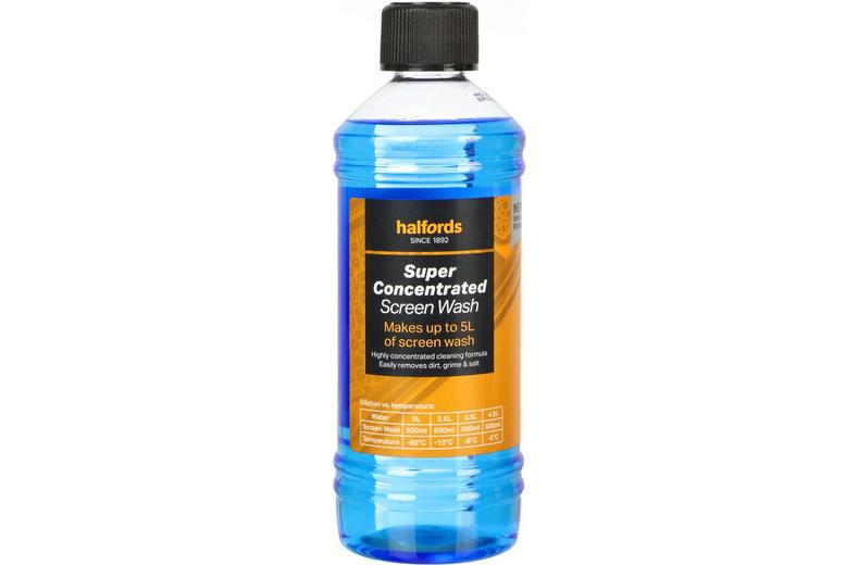 Halfords Super Concentrate Screenwash 500ml Halfords Super Concentrate Screenwash 500ml
