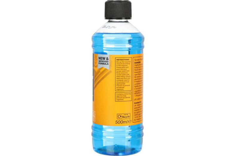 Halfords Super Concentrate Screenwash 500ml Halfords Super Concentrate Screenwash 500ml