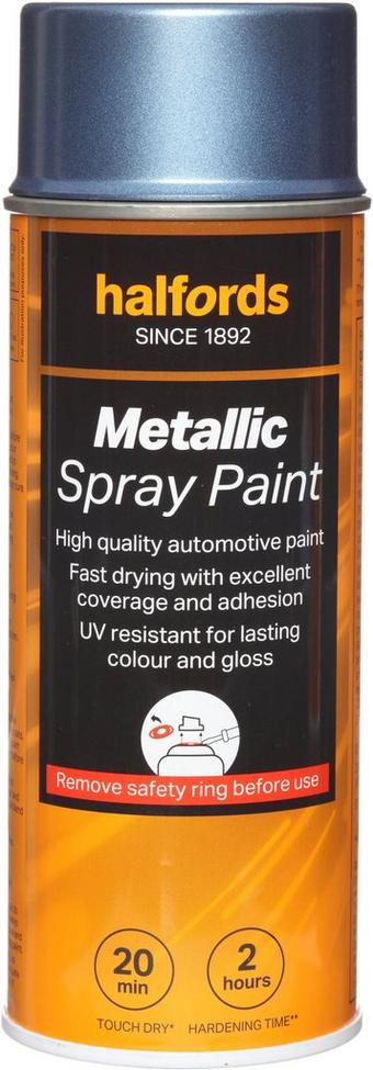 Halfords M3-570 Blue Metallic Car Spray Paint - 400ml