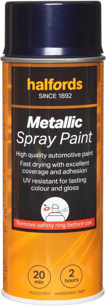 Halfords M3-180 Blue Metallic Car Spray Paint - 400ml