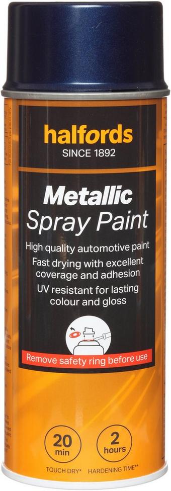 Halfords M3-170 Blue Metallic Car Spray Paint - 400ml