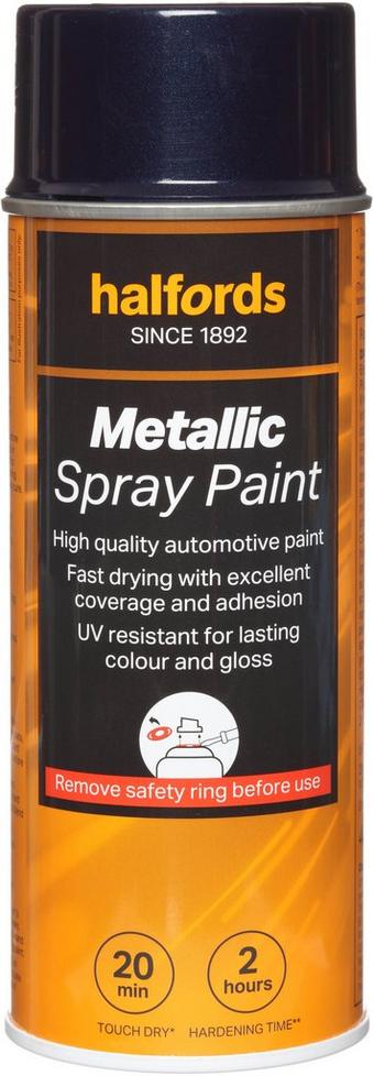 Halfords M3-090 Blue Metallic Car Spray Paint - 400ml