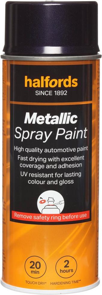 Halfords M3-060 Blue Metallic Car Spray Paint - 400ml