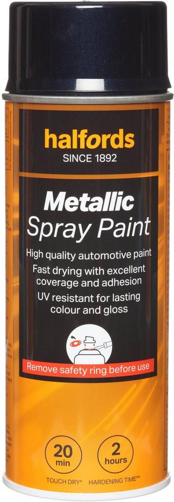 Halfords M3-020 Blue Metallic Car Spray Paint - 400ml