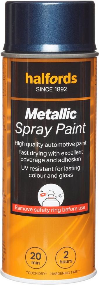 Halfords M3-270 Blue Metallic Car Spray Paint - 400ml