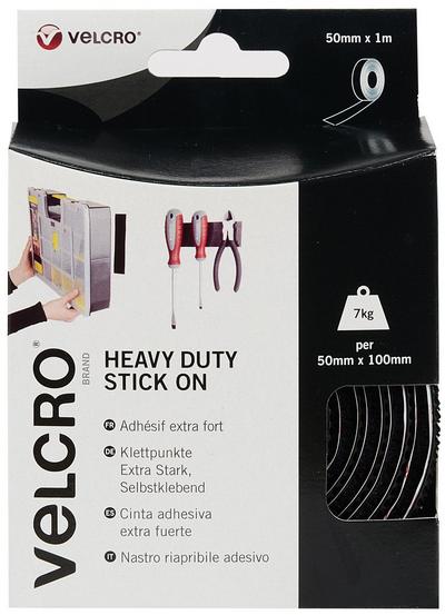 VELCRO Heavy Duty Stick on Tape (Black) VELCRO Heavy Duty Stick on Tape (Black)