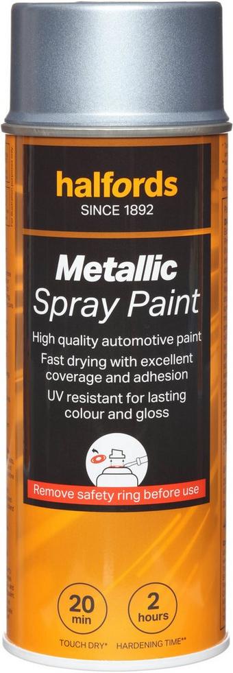 Halfords M3-630 Blue Metallic Car Spray Paint - 400ml