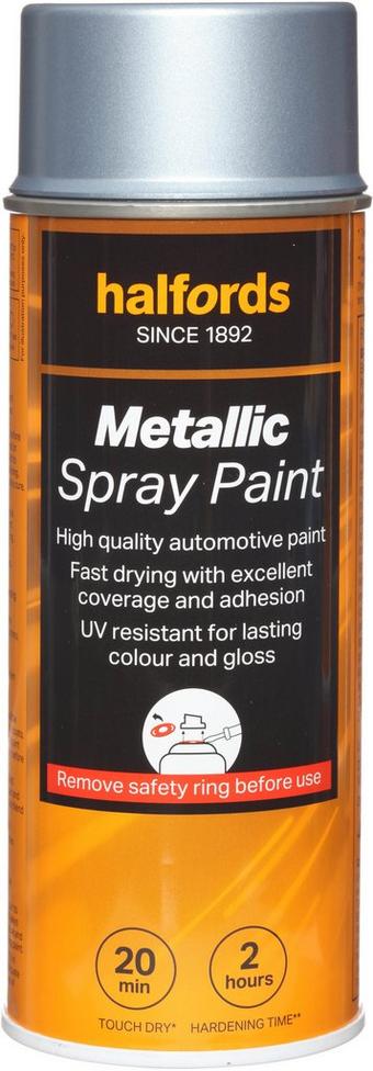 Halfords M3-640 Blue Metallic Car Spray Paint - 400ml