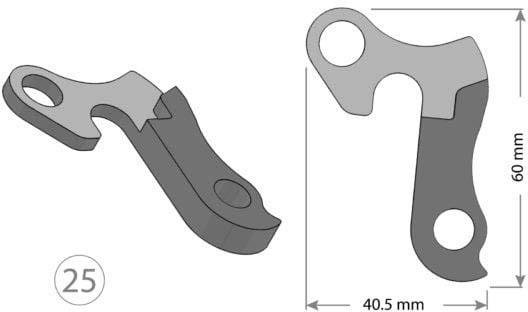 Carrera Vengeance Gear Hanger Rear Derailleur Hanger Gear Bike