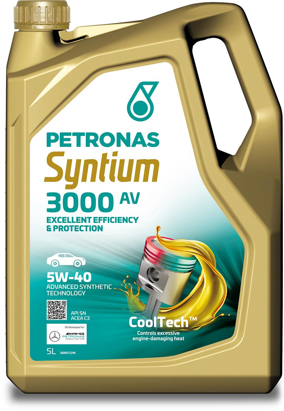 Petronas Syntium 3000 Av 5W-40 Oil 5L