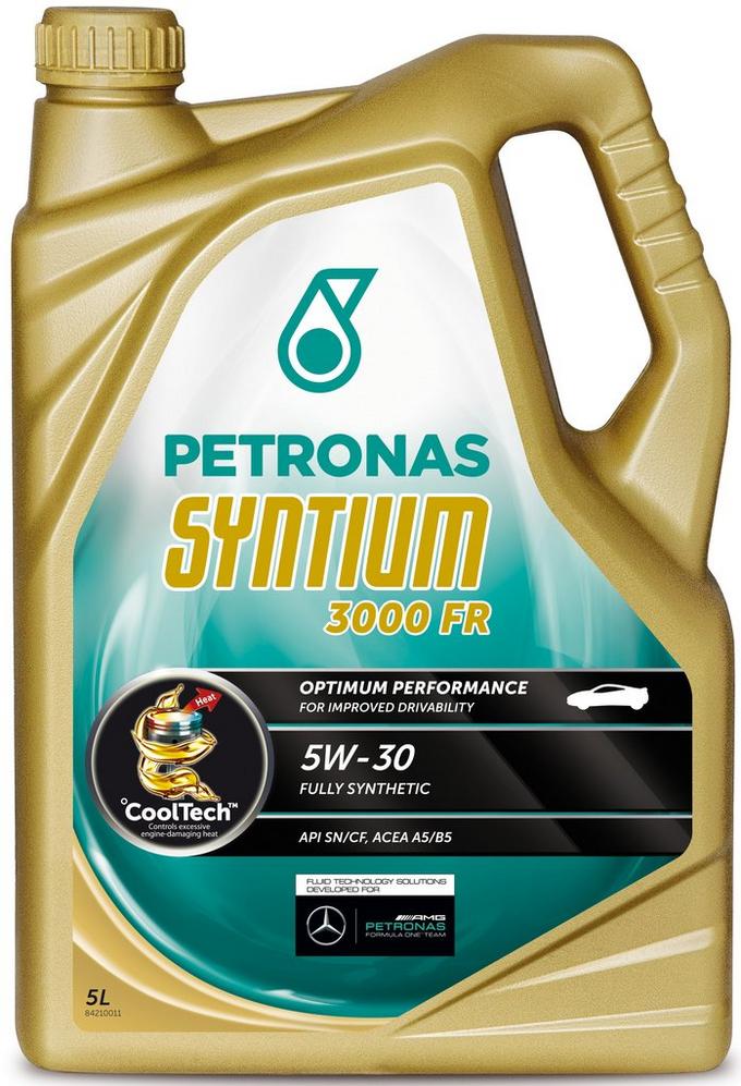 Petronas Syntium 3000 FR 5W-30 Oil 5L | Halfords UK