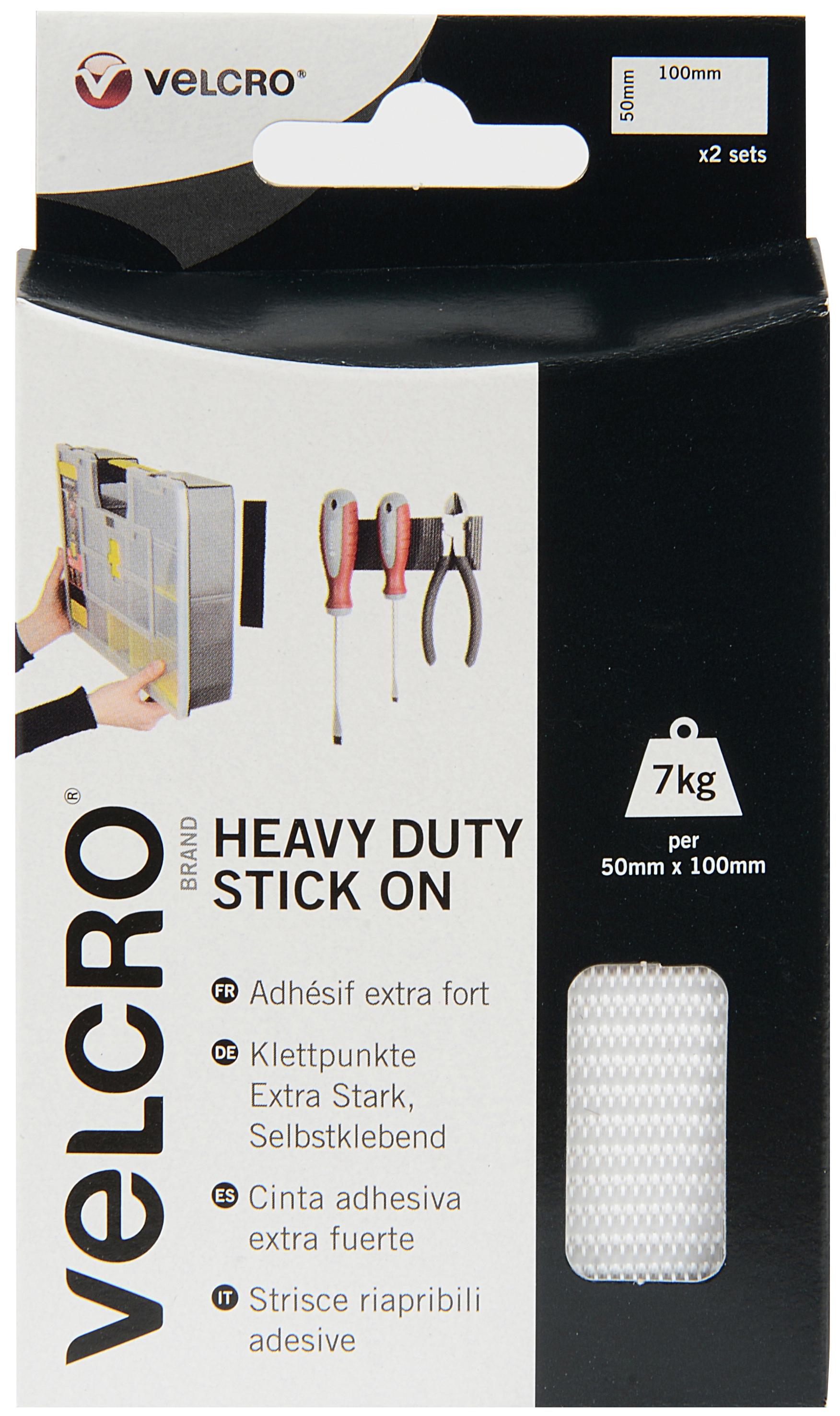 Velcro Heavy Duty Strips White