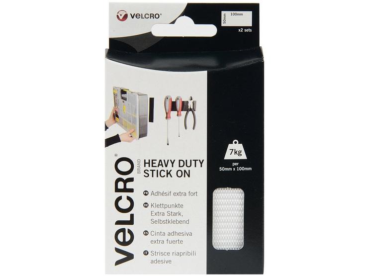 VELCRO Heavy Duty Strips White