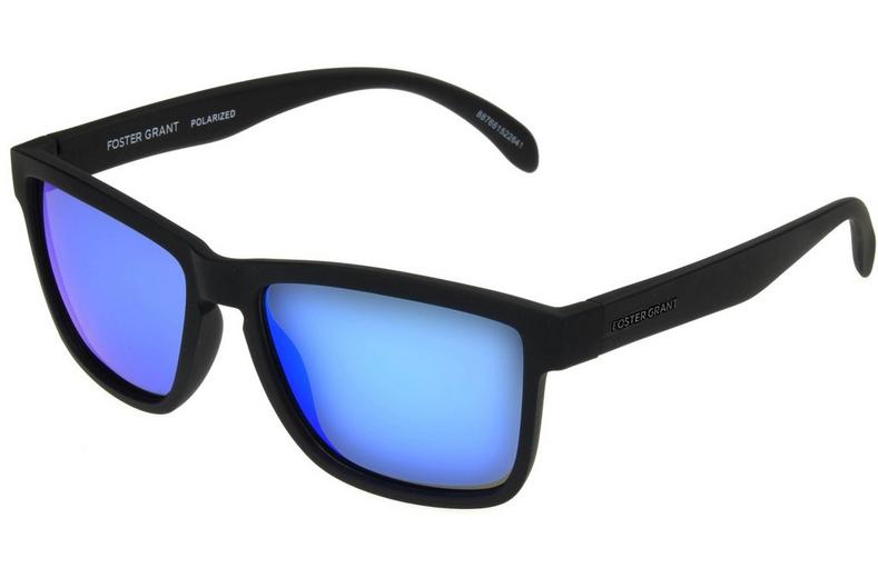 Foster Grant Sunglasses YMA 1803 BLK BLU MIR POL Foster Grant Sunglasses YMA 1803 BLK BLU MIR POL