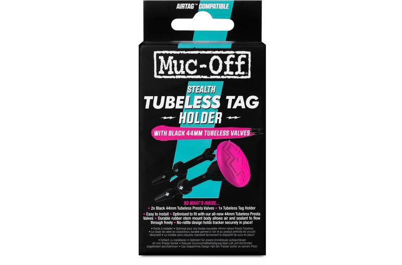 Muc-Off Tubeless Tag Holder & Valve Kit Muc-Off Tubeless Tag Holder & Valve Kit