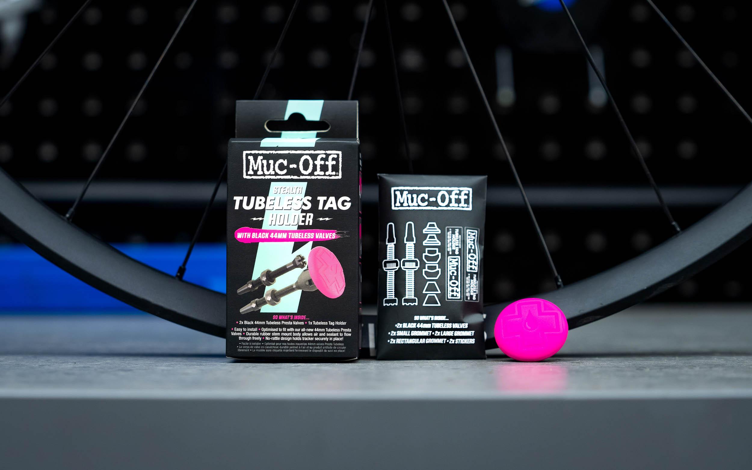 Muc-Off Tubeless Tag Holder & Valve Kit