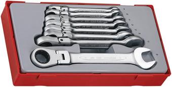 Teng Spanner Set Combn Flexi Ratchet 8pcs