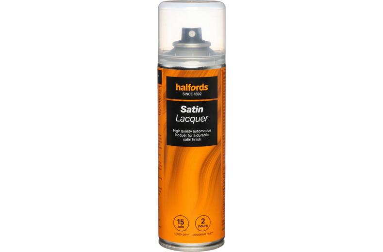 Halfords Satin Lacquer 300ml Halfords Satin Lacquer 300ml