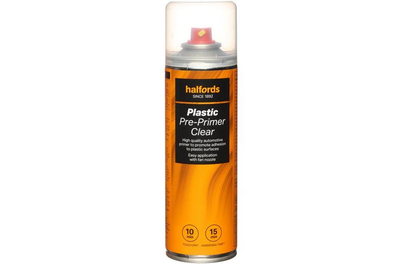 Halfords Plastic Pre-Primer Clear 300ml Halfords Plastic Pre-Primer Clear 300ml