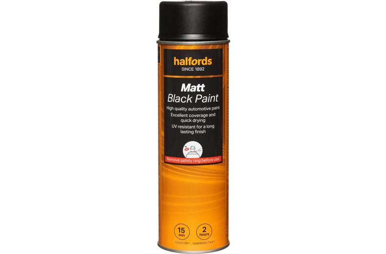Halfords Matt Black 500ml Halfords Matt Black 500ml