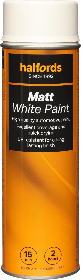 Halfords Matt White 500ml