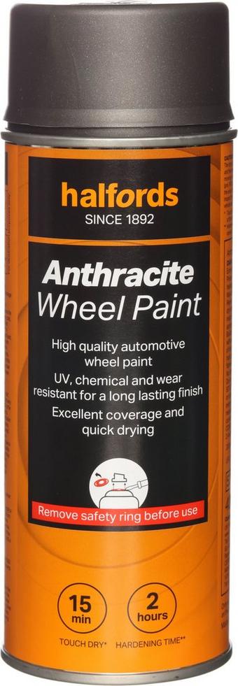 Halfords Wheel Paint Anthracite 400ml