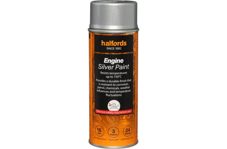Halfords Engine Paint Aluminium 400ml Halfords Engine Paint Aluminium 400ml