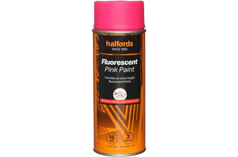 Halfords Fluorescent Paint Pink 400 ml Halfords Fluorescent Paint Pink 400 ml