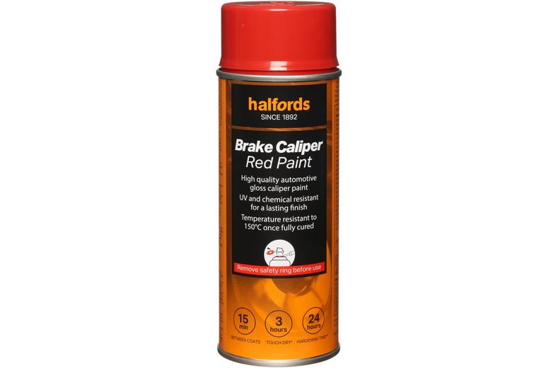 Halfords Red Brake Caliper Paint 400ml Halfords Red Brake Caliper Paint 400ml