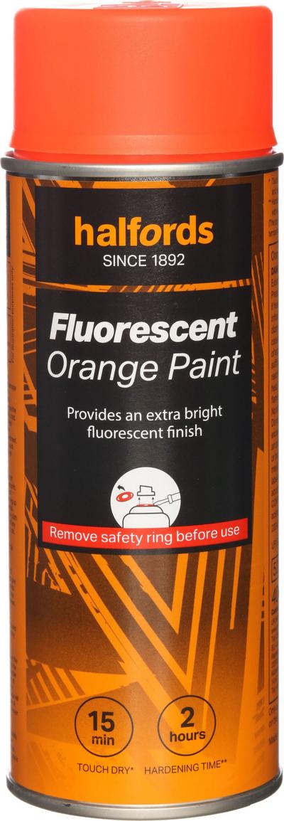Halfords Fluorescent Paint Orange 400 ml Halfords Fluorescent Paint Orange 400 ml