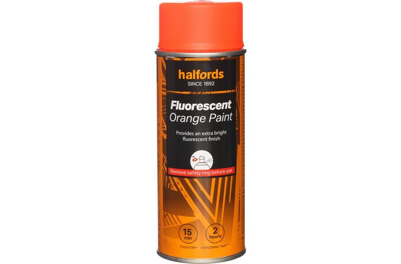 Halfords Fluorescent Paint Orange 400 ml Halfords Fluorescent Paint Orange 400 ml