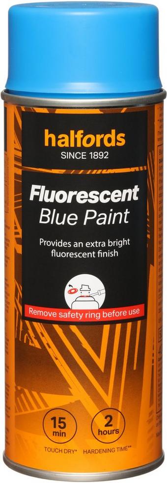 Halfords Fluorescent Paint Blue 400ml