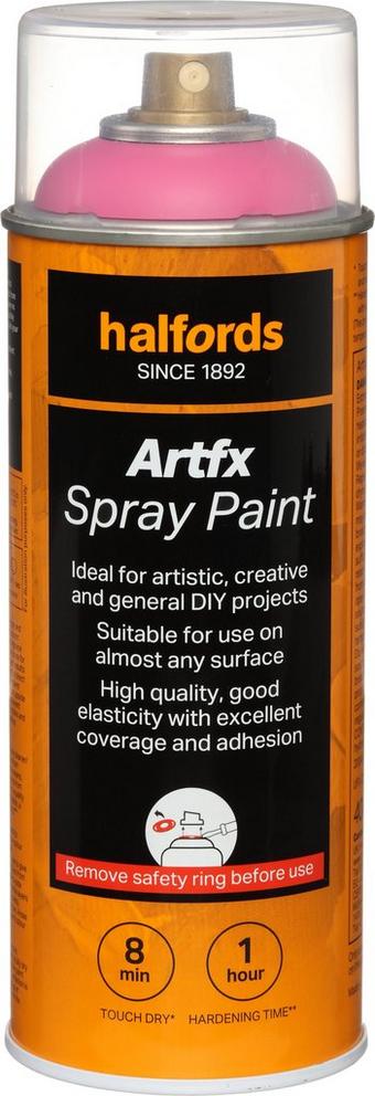 Halfords Artfx 400ml Shocking Pink