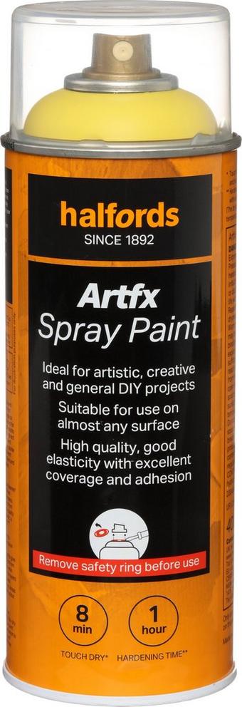 Halfords Artfx Paint 400ml Yellow