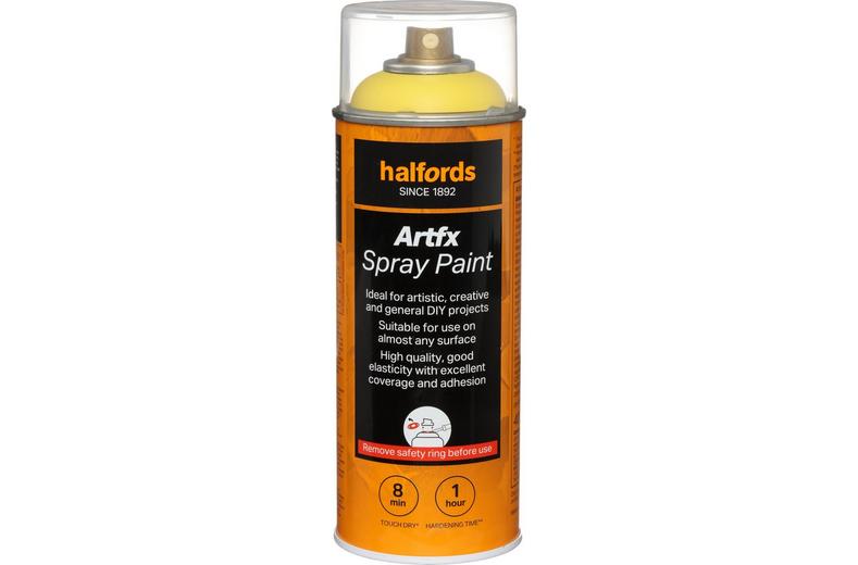 Halfords Artfx Paint 400ml Yellow Halfords Artfx Paint 400ml Yellow