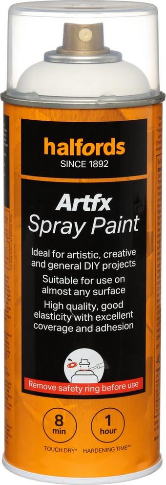 Halfords Artfx Paint 400ml White