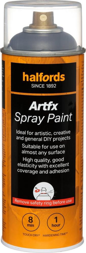 Halfords Artfx Paint 400ml Grey