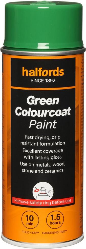 Halfords Colourcoat Garden Green 400ml