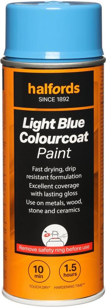 Halfords Colourcoat Light Blue 400ml