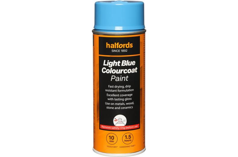Halfords Colourcoat Light Blue 400ml Halfords Colourcoat Light Blue 400ml